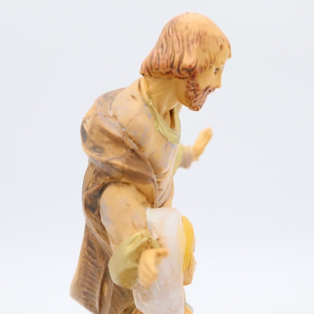 Vtg Fontanini Simonetti Holy Family Nativity 799 Spider Mark Italy Depose 6" - Picture 7 of 16